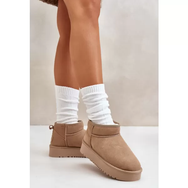  Dámske snehule BOTO NN604 KHAKI 