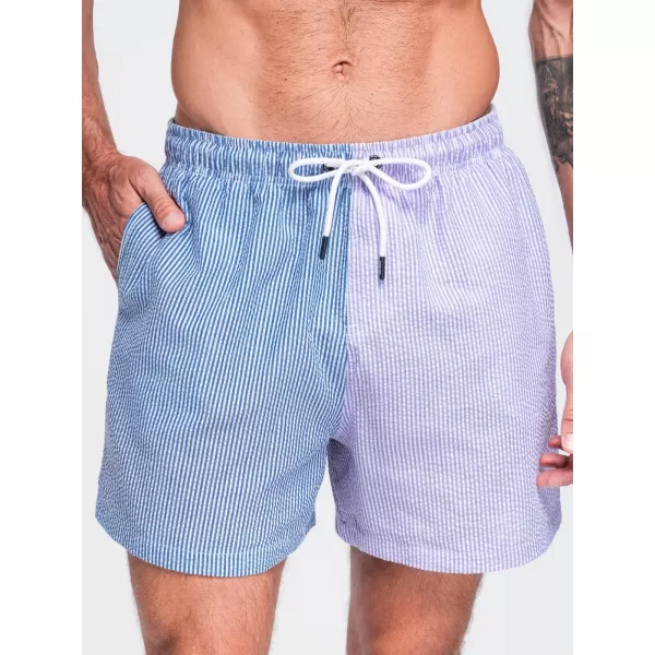  Pánske kraťasy OMBRE OM-SRSS-0215 BLUE AND PURPLE 