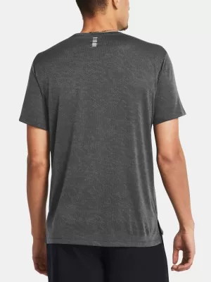 Pánske tričko UNDER ARMOUR LAUNCH CAMO SHORTSLEEVE 1386681-025 ŠEDÁ