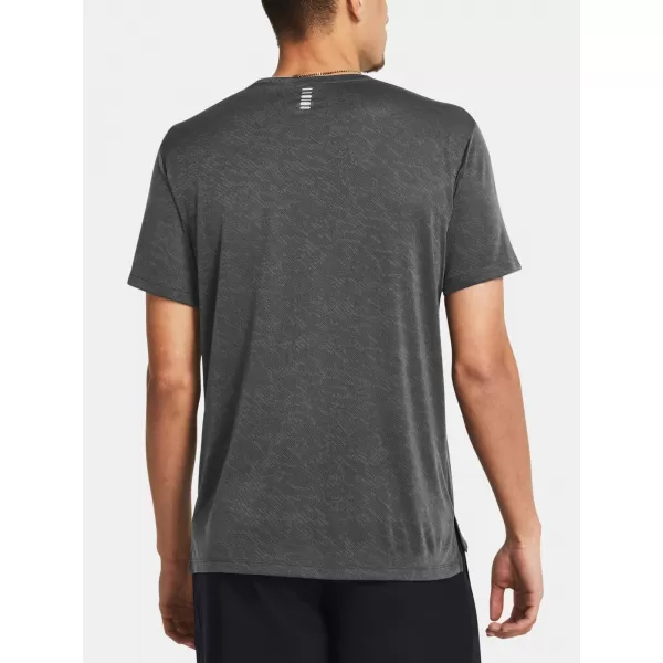  Pánske tričko UNDER ARMOUR LAUNCH CAMO SHORTSLEEVE 1386681-025 ŠEDÁ 