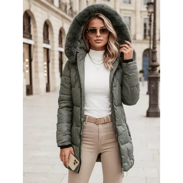  Dámska bunda DSTREET TY5739 ZELENÁ 