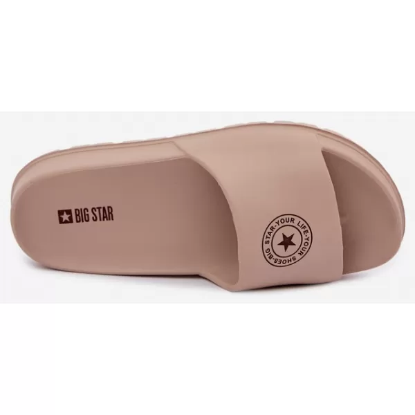  Dámske šľapky BIG STAR SHOES UU274074 SHADES OF BROWN AND BEIGE 