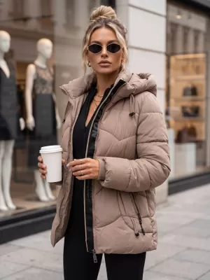 Dámska bunda DSTREET TY5753 KHAKI