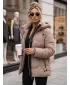 Dámska bunda DSTREET TY5753 KHAKI