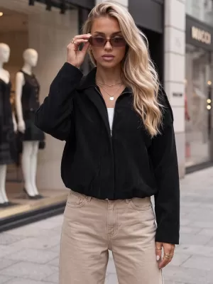 Dámska bunda DSTREET TY6021 ČIERNA