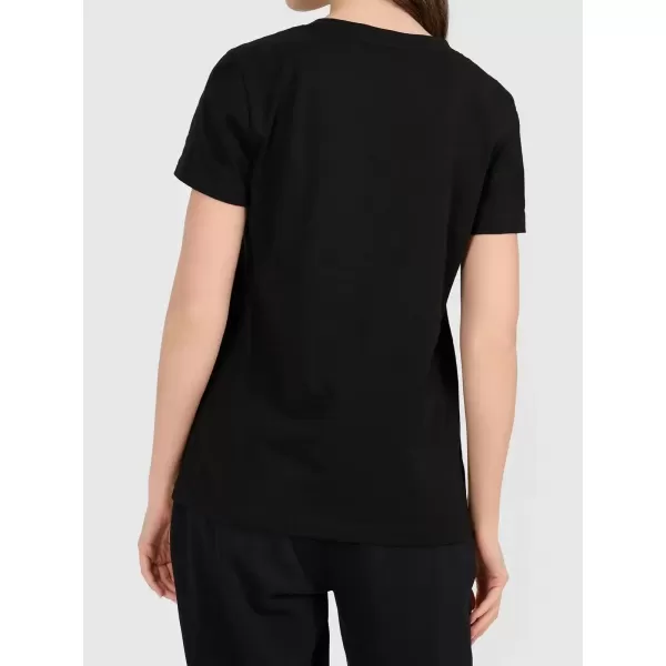  Dámske tričko 4F WAW25TTSHF2350 DEEP BLACK 