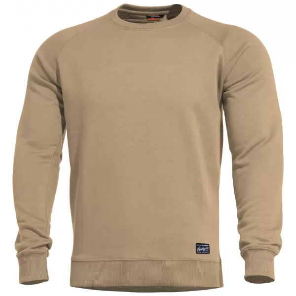  Pánska mikina PENTAGON HAWK SWEATER BLANK K09019 TAN BROWN 