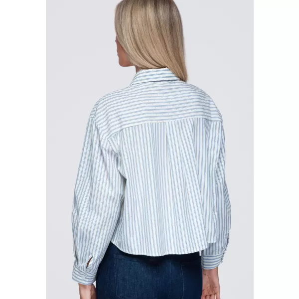  Dámska košeľa OMBRE OW-SH-E0069 BLUE 