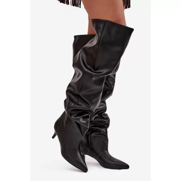  Dámske čižmy BOTO 8506 BLACK 