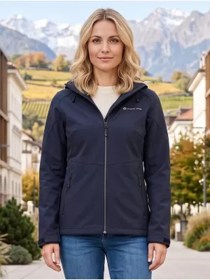 Dámska softshellová bunda ALPINE PRO GEDERA NAVY