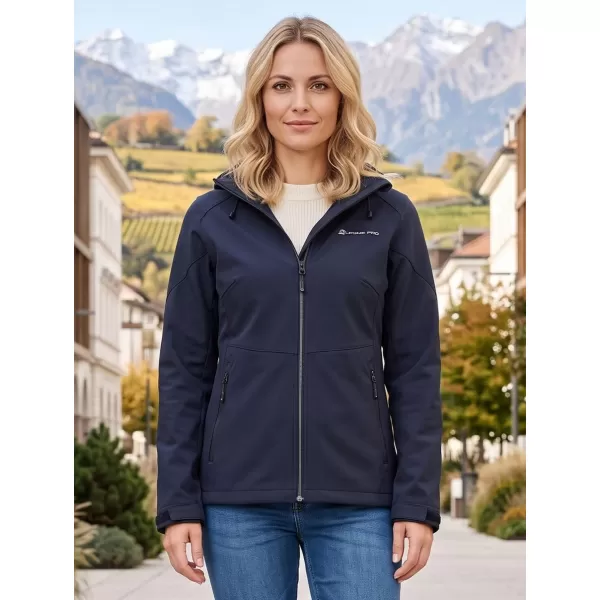  Dámska softshellová bunda ALPINE PRO GEDERA NAVY 