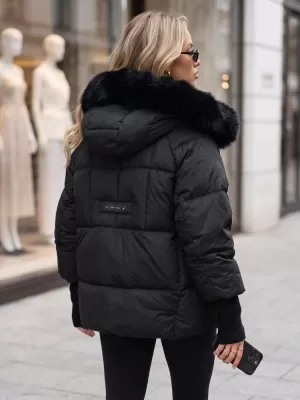Dámska bunda DSTREET TY5741 ČIERNA