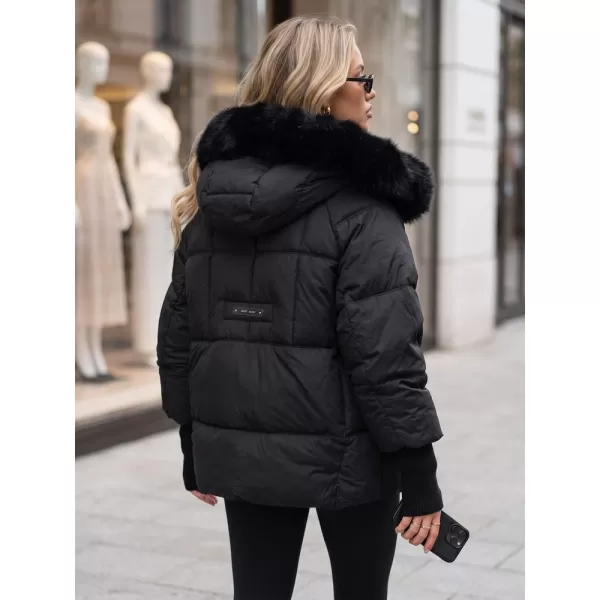  Dámska bunda DSTREET TY5741 ČIERNA 