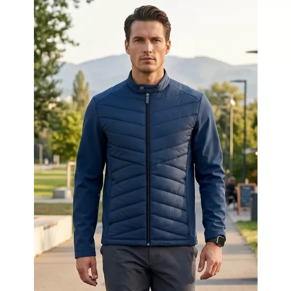  Pánska hybridná bunda MALFINI PREMIUM CROSS 555 NÁMORNÁ MODRÁ 