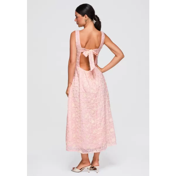  Dámske šaty OMBRE OW-DLR-E0015 PINK 