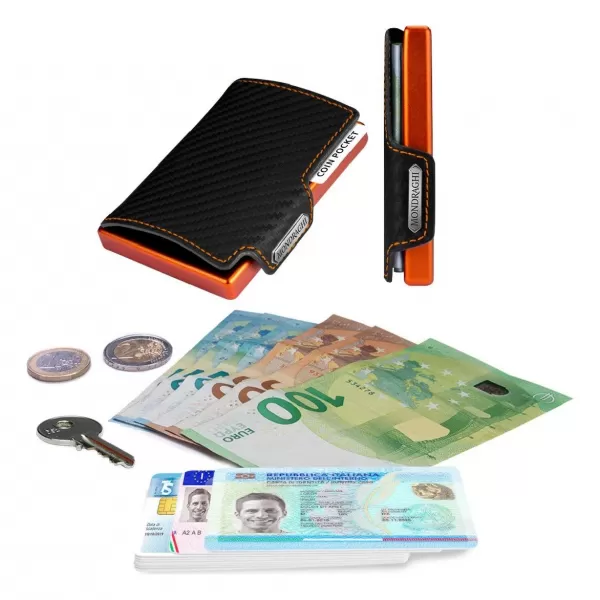  Peňaženka MONDRAGHI -MC-80411 ORANGE 