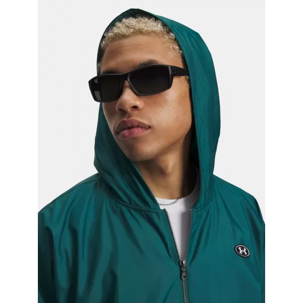  Pánska bunda UNDER ARMOUR UA ICON SW WOVEN JKT 6010974-338 ZELENÁ 