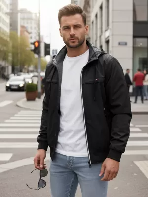 Pánska bunda DSTREET TX5135 ČIERNA