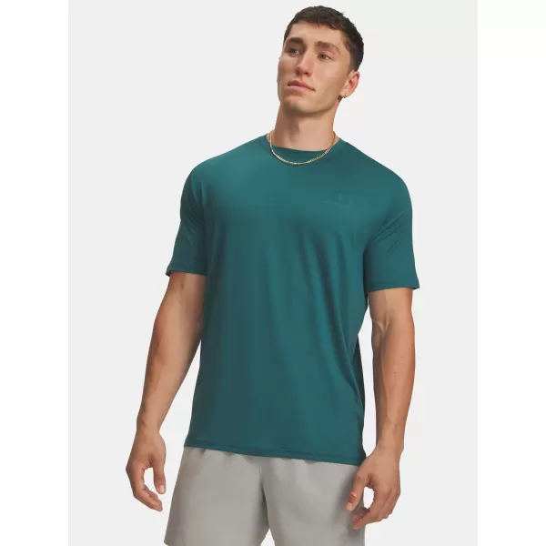  Pánske tričko UNDER ARMOUR VANISH ENERGY SS 1383973-338 ZELENÁ 