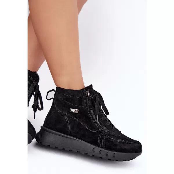  Dámske čižmy BOTO 26BT17-651 BLACK 