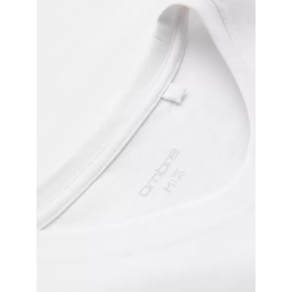  Pánske tričko OMBRE OM-TSPT-0297 WHITE 