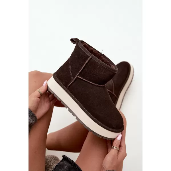  Dámske topánky BIG STAR SHOES UU274693 BROWN/BEIGE 