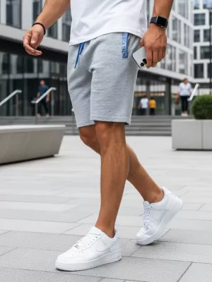 Pánske kraťasy DSTREET SX2223 SVETLO ŠEDÁ