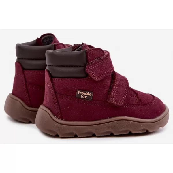  Detské topánky FRODDO G2110150-9 VÍNOVÁ 