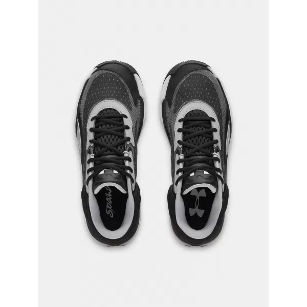 Topánky UNDER ARMOUR SPAWN 7 MID 6000753-001 ČIERNA 