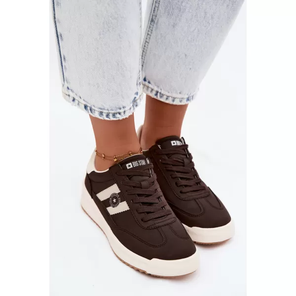  Dámske tenisky BIG STAR SHOES UU274024 BROWN/BEIGE 