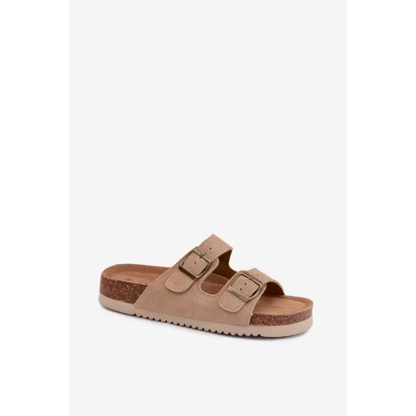  Dámske šľapky BOTO 2832 KHAKI 