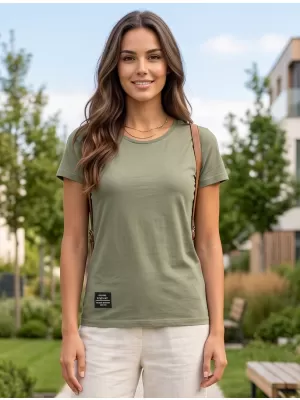 Dámske tričko ALTISPORT NP/ALWST26001 MILITARY GREEN