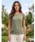 Dámske tričko ALTISPORT NP/ALWST26001 MILITARY GREEN
