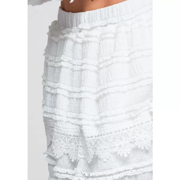  Dámska sukňa OMBRE OW-GL-E0015 WHITE 