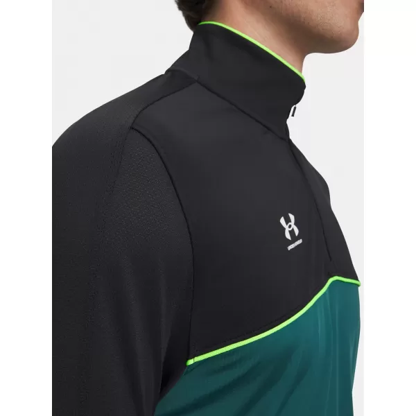 Pánska mikina UNDER ARMOUR M CHALLENGER TRAINING QZ 6004043-338 ZELENÁ 