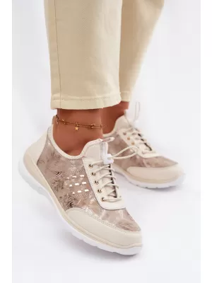Dámske poltopánky D&A GR61-5990 BEIGE