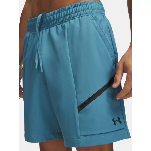  Pánske kraťasy UNDER ARMOUR UNSTOPPABLE WOVEN SHORTS 6009361-466 MODRÁ 