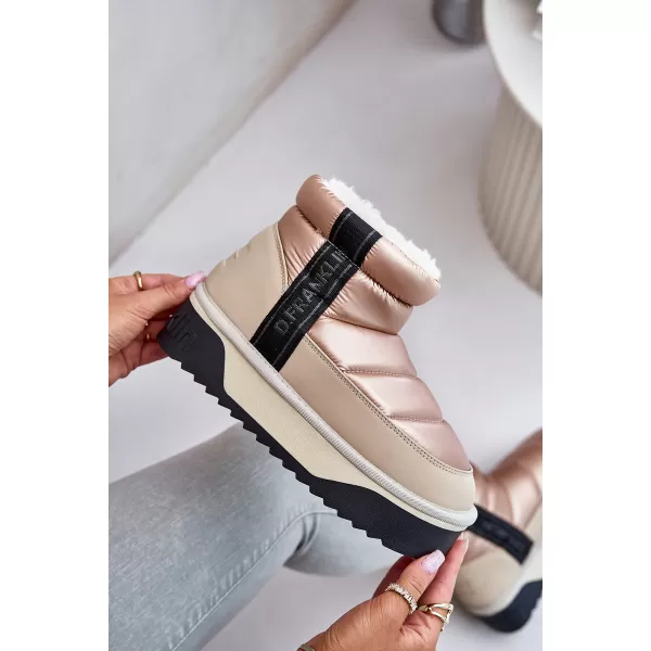  Dámske snehule D.FRANKLIN DFSH371010 BEIGE 