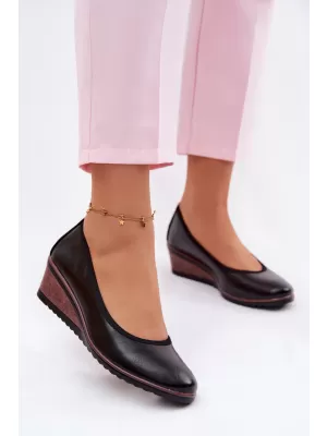 Dámske poltopánky VINCEZA 58628 BLACK