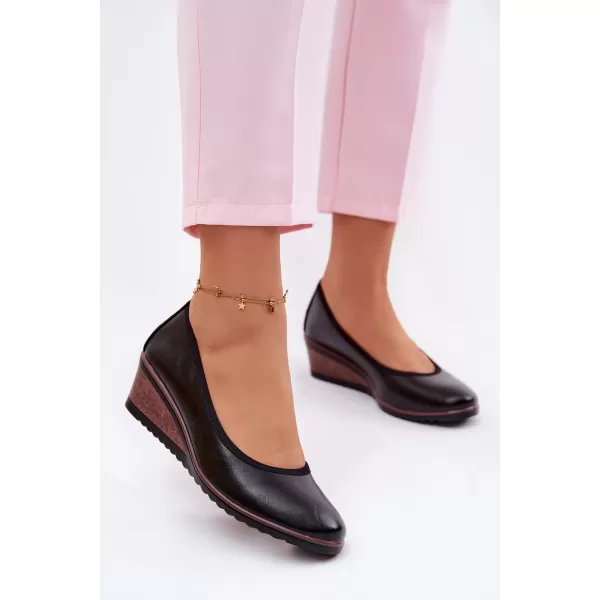  Dámske poltopánky VINCEZA 58628 BLACK 