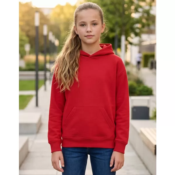  Detská mikina MALFINI CHILL 423 ČERVENÁ 