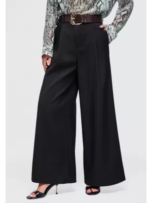 Dámske nohavice OMBRE OW-PA-E0019 BLACK