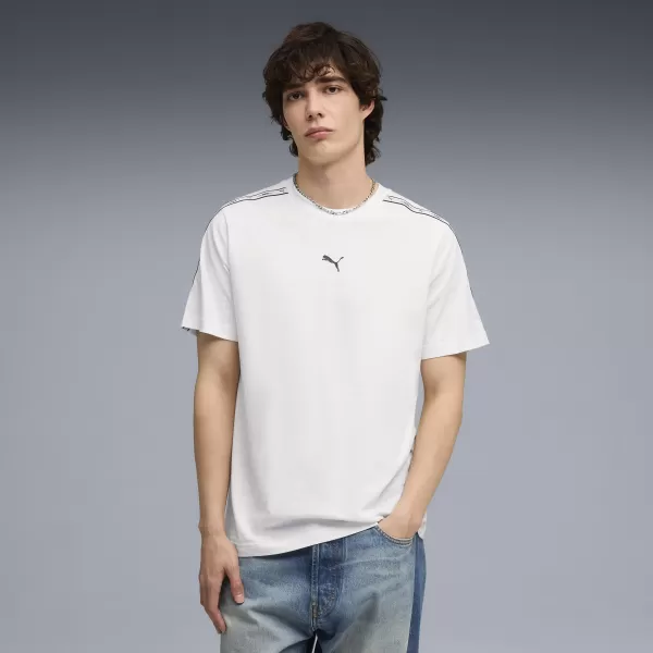  Pánske tričko PUMA ESS TAPE TEE 69169302 PUMA WHITE 