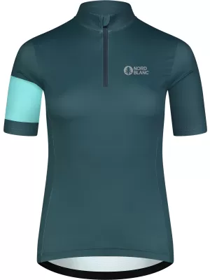 Dámsky cyklo dres NORDBLANC ENTHUSIAST NBSLF8084 ZELENÁ