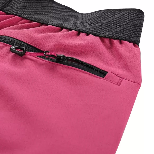  Detské kraťasy ALPINE PRO ZAMBO 3 FUCHSIA RED 