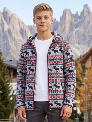 Detský hrejivý sveter ALPINE PRO NORESO HIGH RISE VARIANT PB
