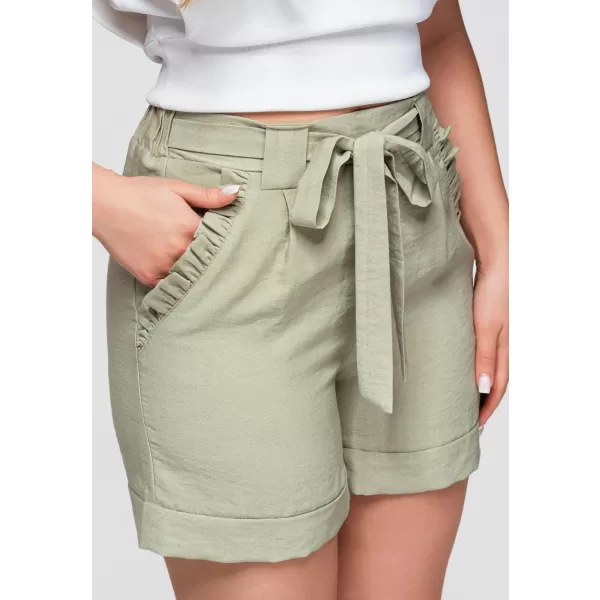  Dámske kraťasy OMBRE OW-ST-E0006 KHAKI 