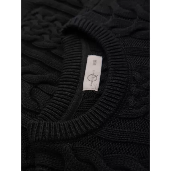  Pánsky sveter OMBRE OM-SWSW-0191 BLACK 