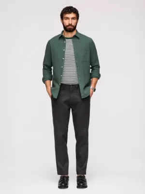 Pánske nohavice OMBRE OM-PACP-0294 BLACK