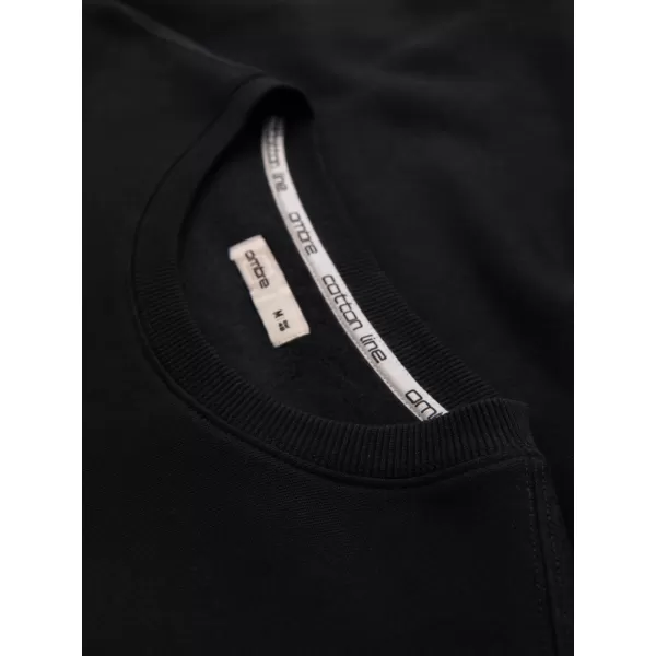  Pánska mikina OMBRE OM-SSBN-0271 BLACK 